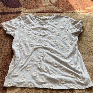 Lucky Brand daisy T shirt size S